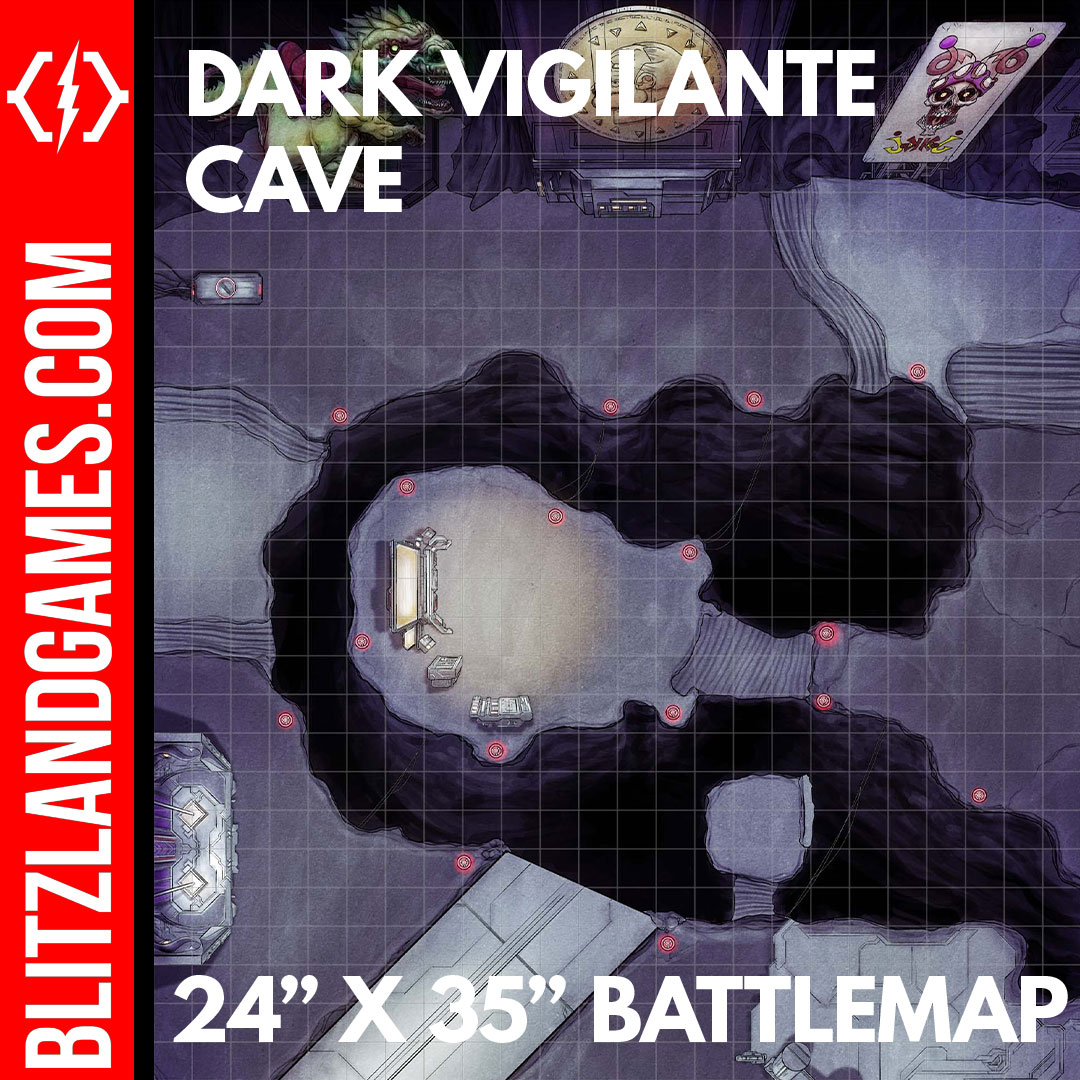 dark vigilante cave